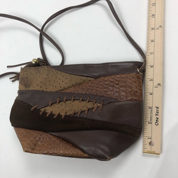 Portofino Collection Boho Multi hue Patchwork Bag - Picture 9 of 10